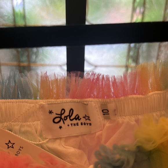 LOLA - OMBRE RAINBOW TULLE DRESS - Picture 6 of 10